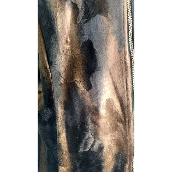 NWT Vintage Faux Fur Vest Animal Print Jordan Size Large - Picture 5 of 7